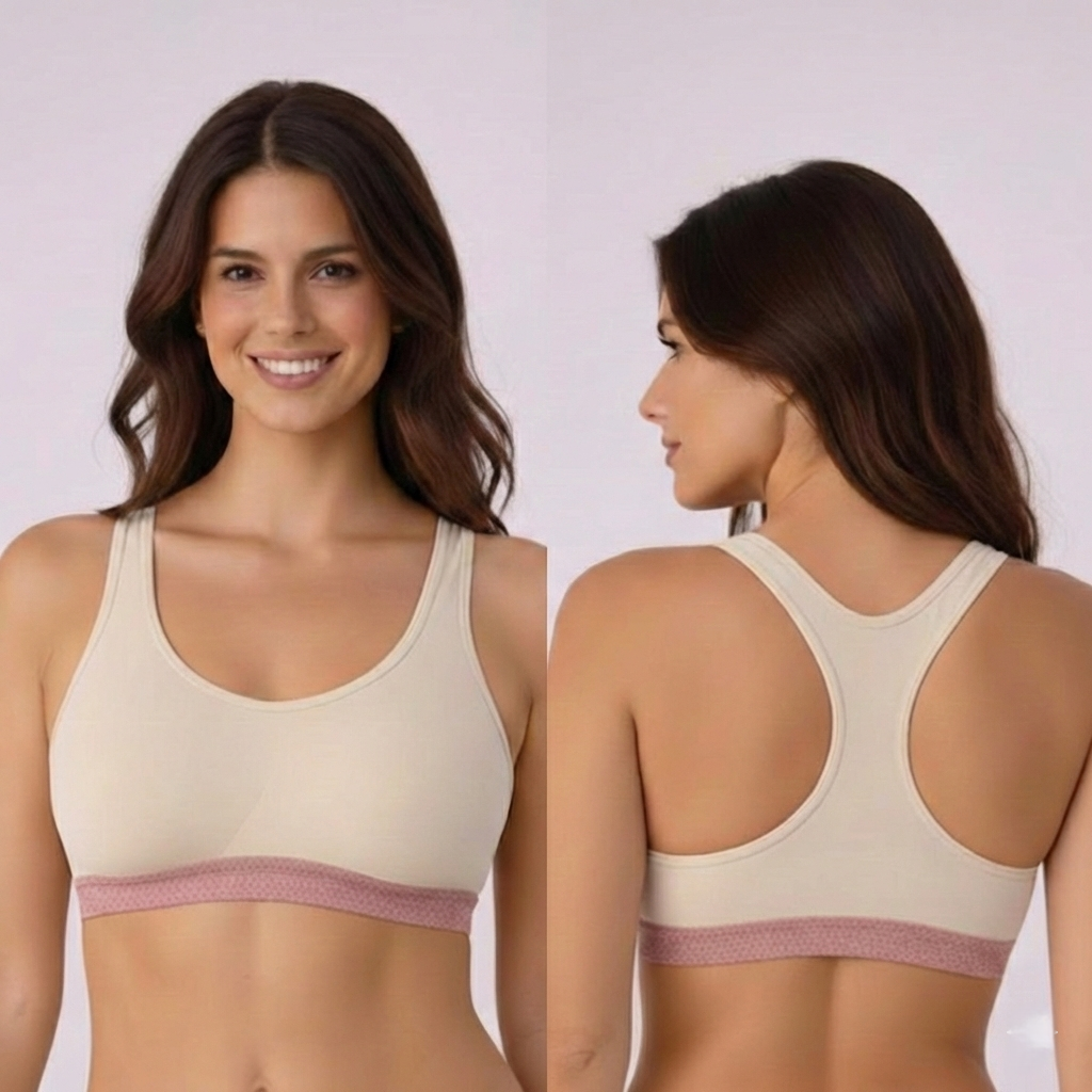 Sport bra de algodón orgánico